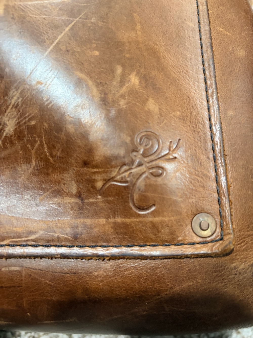 River City Classic Brown Leather Tote Bag - Picture 2 of 9